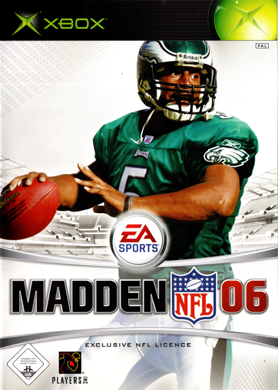 Madden NFL 06 box art for Xbox